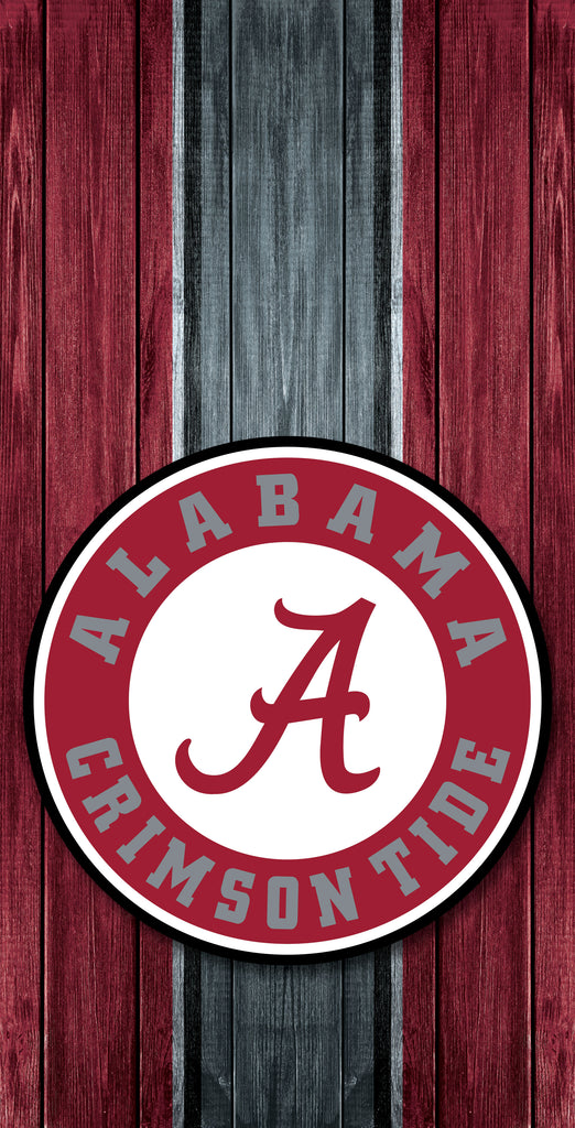 2 x Alabama Football Cornhole Board Bag Toss Vinyl Wrap Set