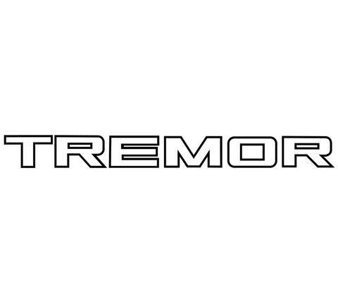 Tremor die cut Truck Bed Vinyl Decal for Ford Trucks