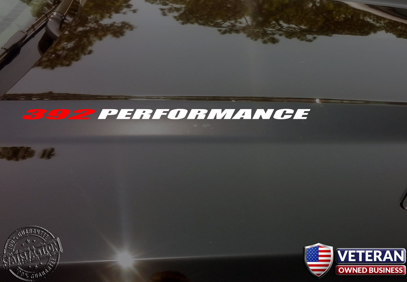 392 PERFORMANCE Hood vinyl decals Hemi Charger 300C Challenger SRT 8