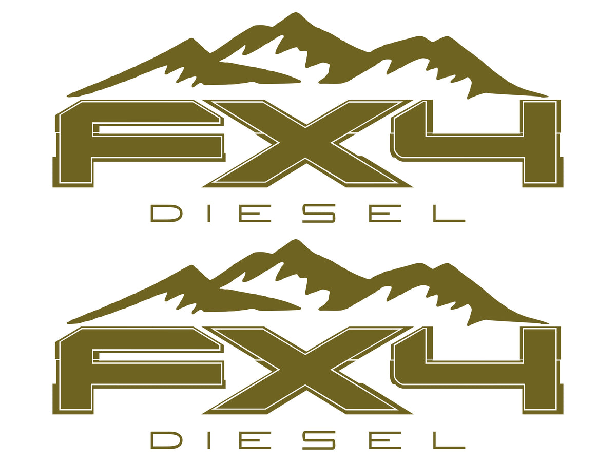 FX4 DIESEL MOUNTAIN Bedside Fits Ford 2008-2017 F150-250 SUPER DUTY