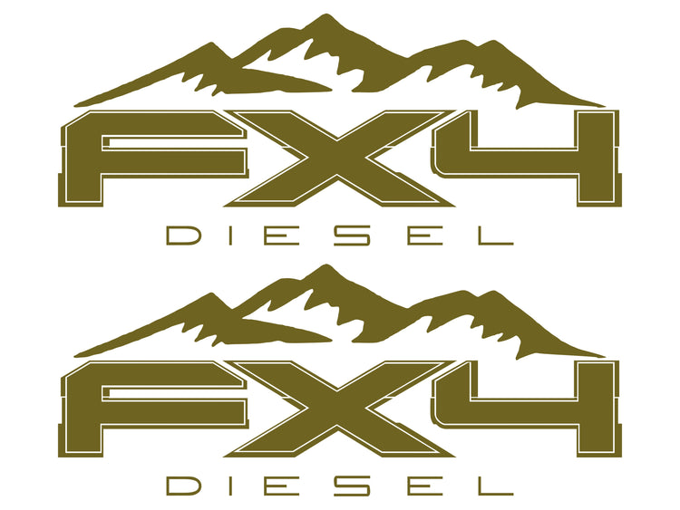 FX4 DIESEL MOUNTAIN Bedside Fits Ford 2008-2017 F150-250 SUPER DUTY
