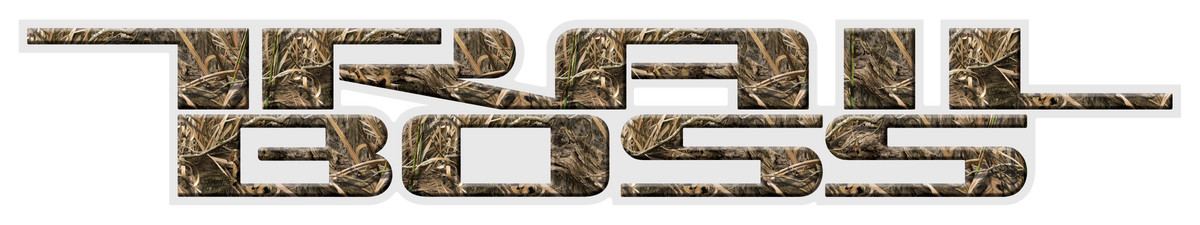 Trail Boss Hunting Edition Vinyl Decal for Truck Bed Fits: GMC Chevrolet Silverado