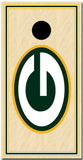 2 x Green Bay Packers Football Cornhole Board Bag Toss Vinyl Wrap Set- Universal Fit Oracal 3M