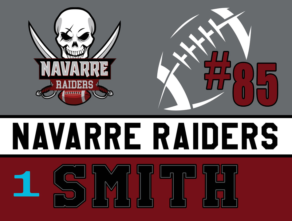 2025 (Navarre Highschool) Navarre Raiders Yard Sign (Fundraiser)