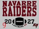 2026 (Navarre Highschool) Navarre Raiders Yard Sign (Fundraiser)