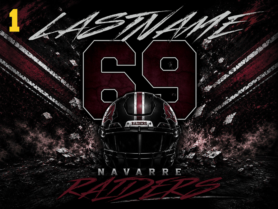 2026 (NYSA) Raiders Yard Sign (Fundraiser).