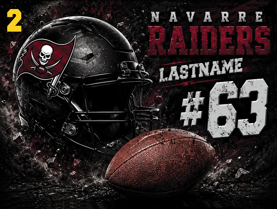 2026 (NYSA) Raiders Yard Sign (Fundraiser).