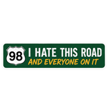 I HATE 98 Vinyl Stickers. V2