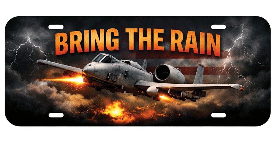 A-10 Worthog License Plates