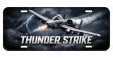 A-10 Worthog License Plates