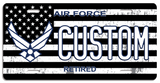 Military License Plates