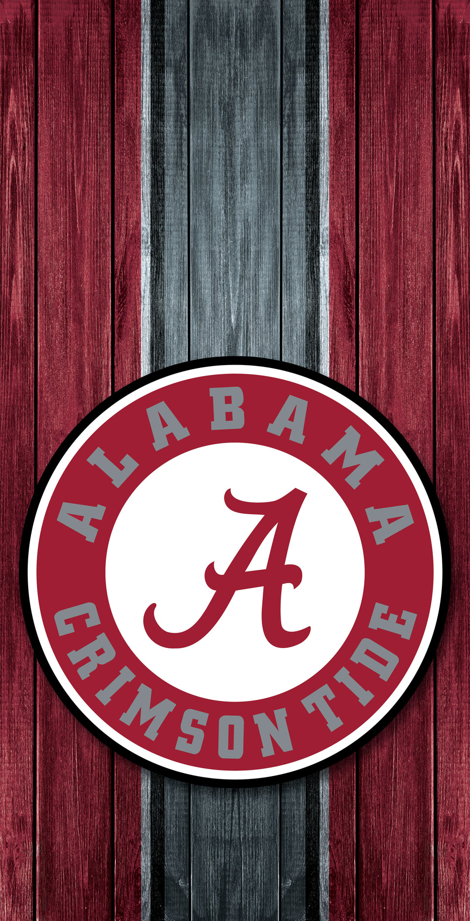 2 x Alabama Football Cornhole Board Bag Toss Vinyl Wrap Set- Universal Fit Oracal 3M