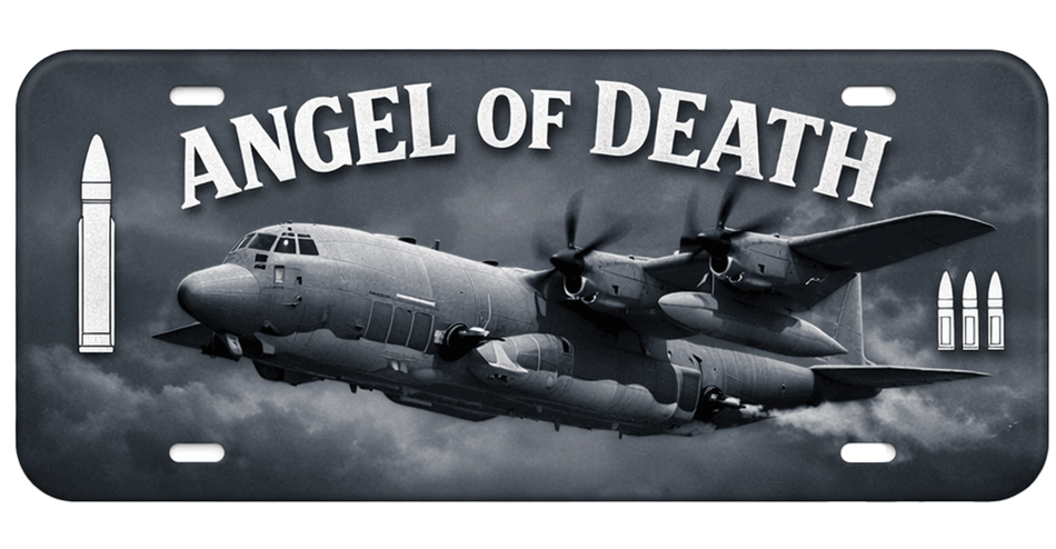 AC-130J License Plates