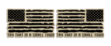 R.O.E. Graphics Try That In A Small Town Distressed Flag Vehicle slaps