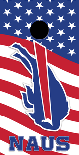 2 x Buffalo Bills Football Cornhole Board Bag Toss Vinyl Wrap Set- Universal Fit Oracal 3M