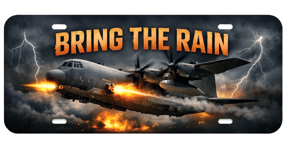 AC-130J License Plates