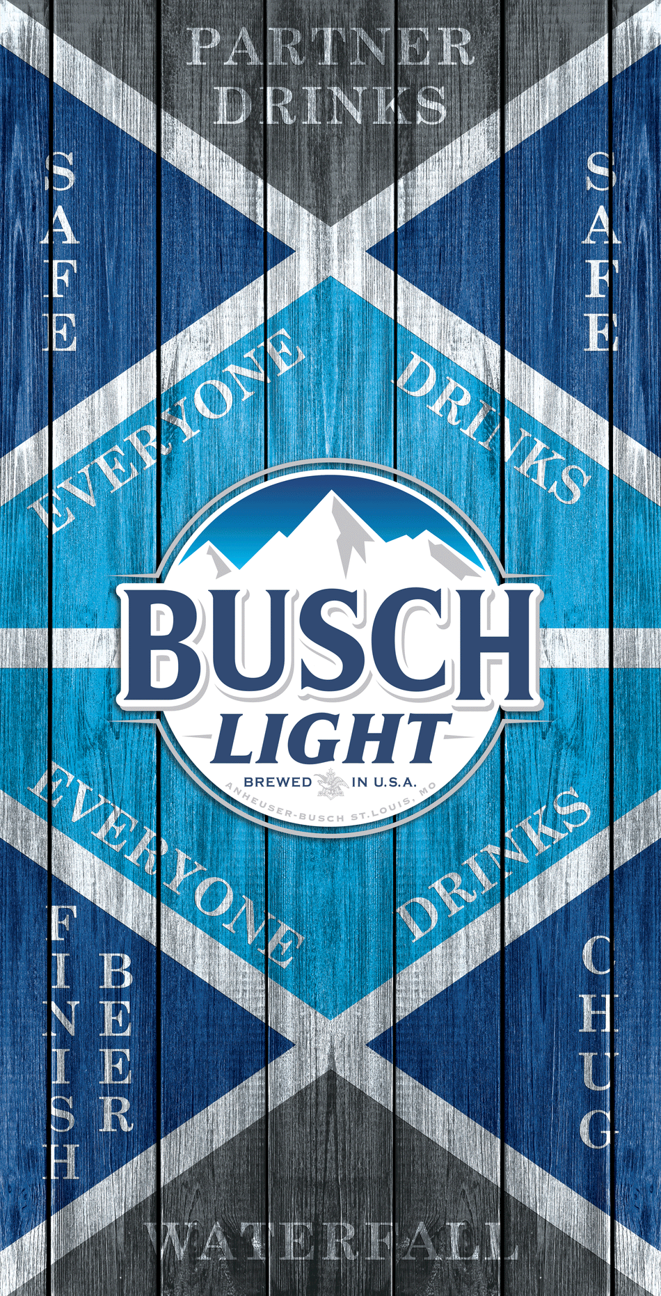 2x Busch Light Cornhole Board Bag Toss Vinyl Wrap Set-Universal