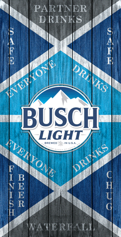 2x Busch Light Cornhole Board Bag Toss Vinyl Wrap Set-Universal