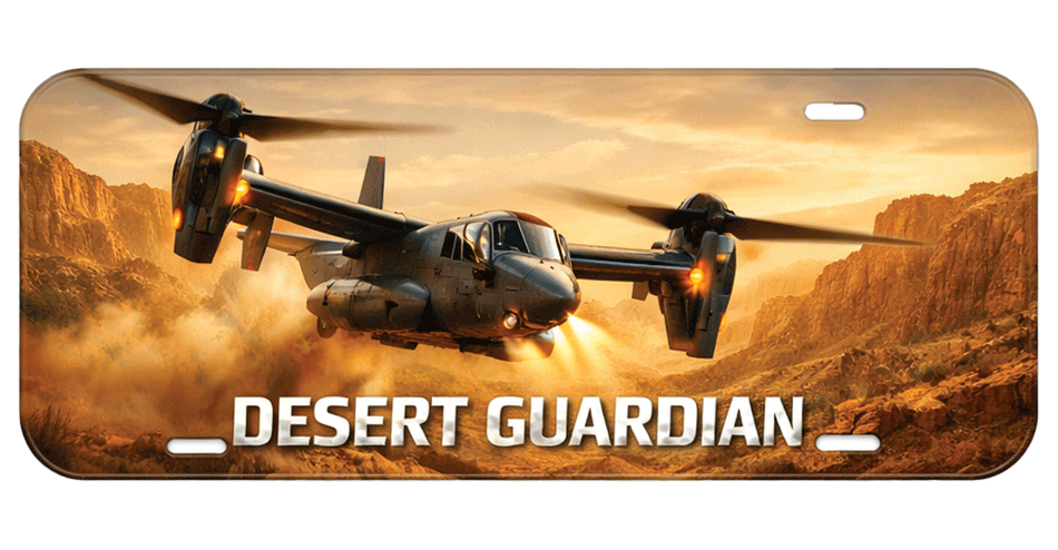 CV-22 osprey License Plates