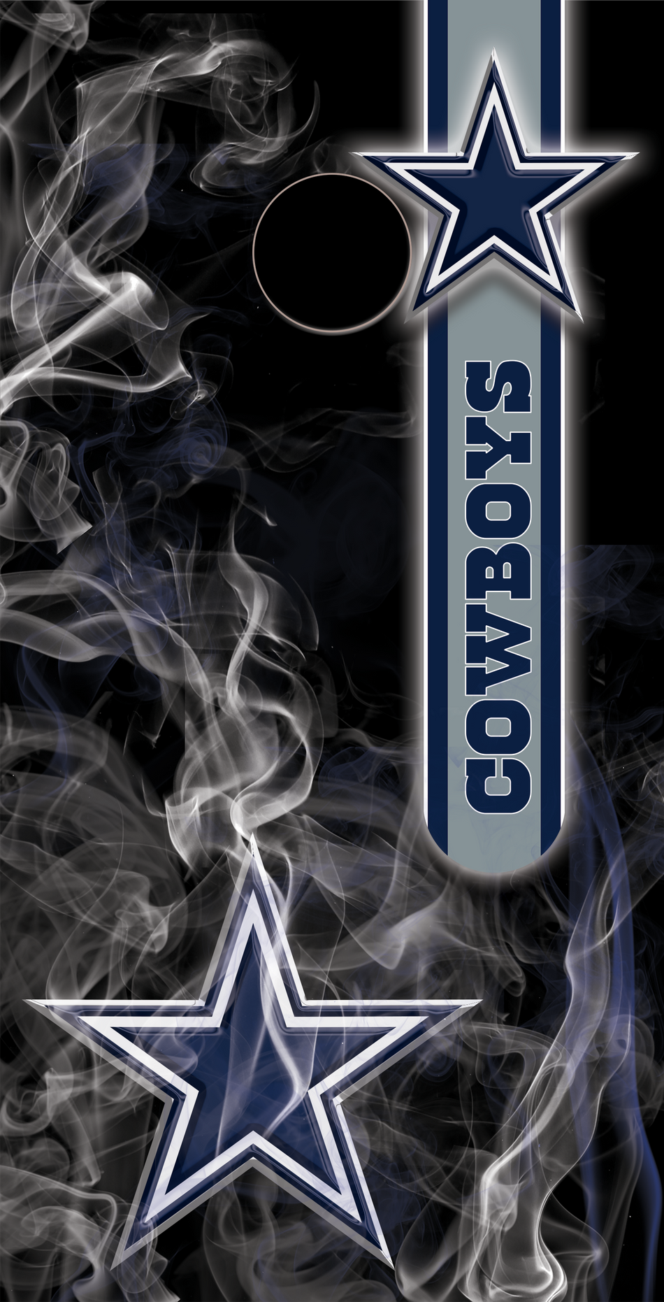 2 x Dallas Coyboys Football Cornhole Board Bag Toss Vinyl Wrap Set- Universal Fit Oracal 3M