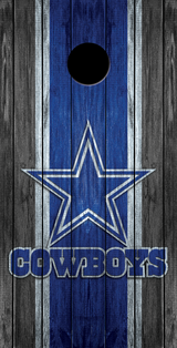 2 x Dallas Coyboys Football Cornhole Board Bag Toss Vinyl Wrap Set- Universal Fit Oracal 3M
