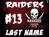 2025 NYSA Raiders Yard Sign (Fundraiser)