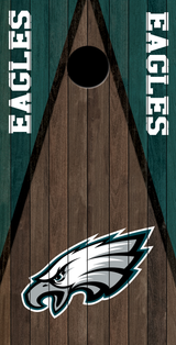 2 x Eagles Football Cornhole Board Bag Toss Vinyl Wrap Set- Universal Fit Oracal 3M
