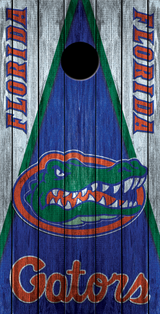2 x Florida Gators Football Cornhole Board Bag Toss Vinyl Wrap Set- Universal Fit Oracal 3M