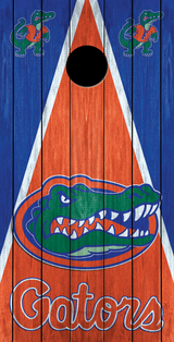 2 x Florida Gators Football Cornhole Board Bag Toss Vinyl Wrap Set- Universal Fit Oracal 3M