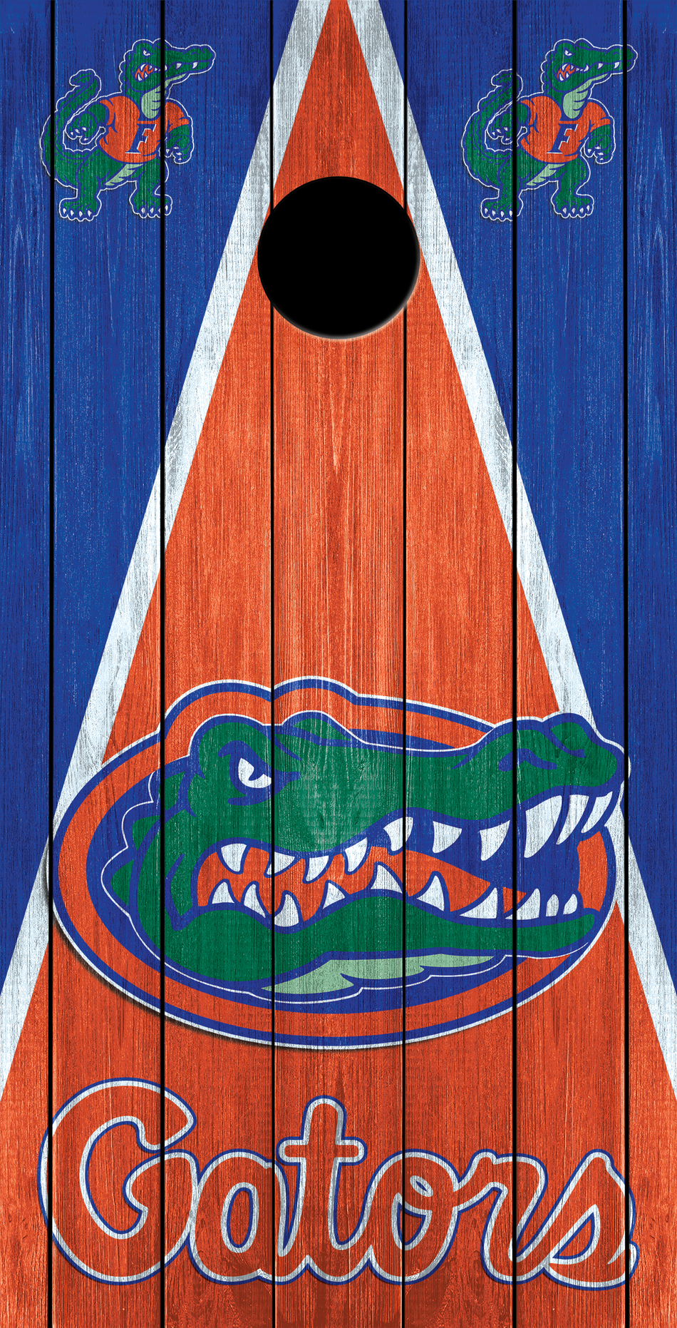 2 x Florida Gators Football Cornhole Board Bag Toss Vinyl Wrap Set- Universal Fit Oracal 3M