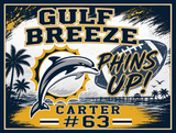 2026 Gulf Breeze Dolphins Yard Sign (Fundraiser).