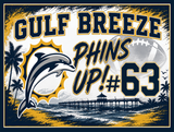 2026 Gulf Breeze Dolphins Yard Sign (Fundraiser).