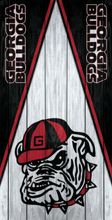2 x Georgia Bulldogs Football Cornhole Board Bag Toss Vinyl Wrap Set- Universal Fit Oracal 3M