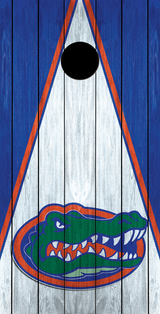 2 x Florida Gators Football Cornhole Board Bag Toss Vinyl Wrap Set- Universal Fit Oracal 3M