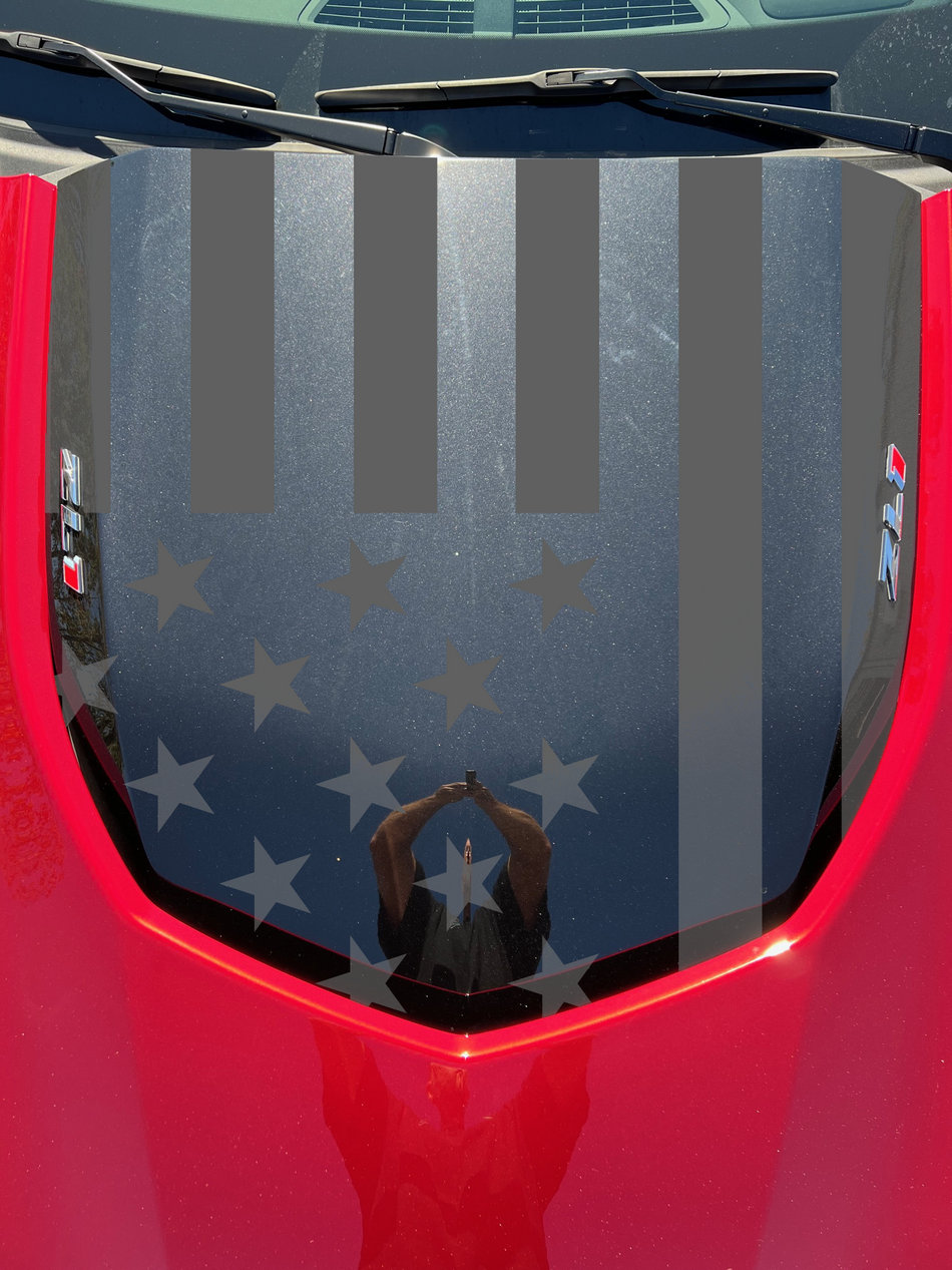 Hood Flag fits 2018 Camaro ZL1 Hood Scoop