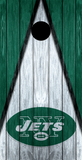 2 x New York Jets Football Cornhole Board Bag Toss Vinyl Wrap Set- Universal Fit Oracal 3M