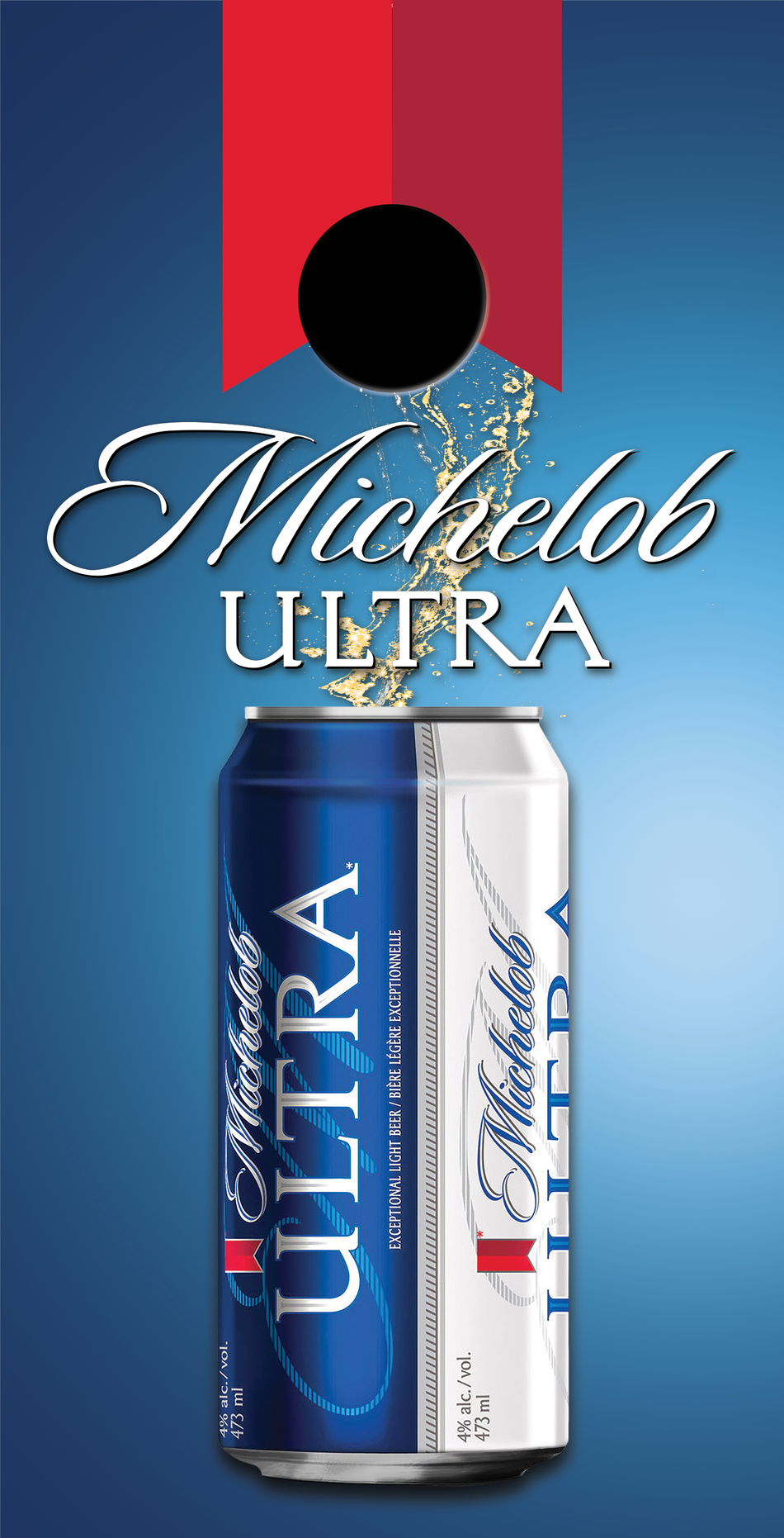 2x Michelob Ultra Cornhole Board Bag Toss Vinyl Wrap Set-Universal