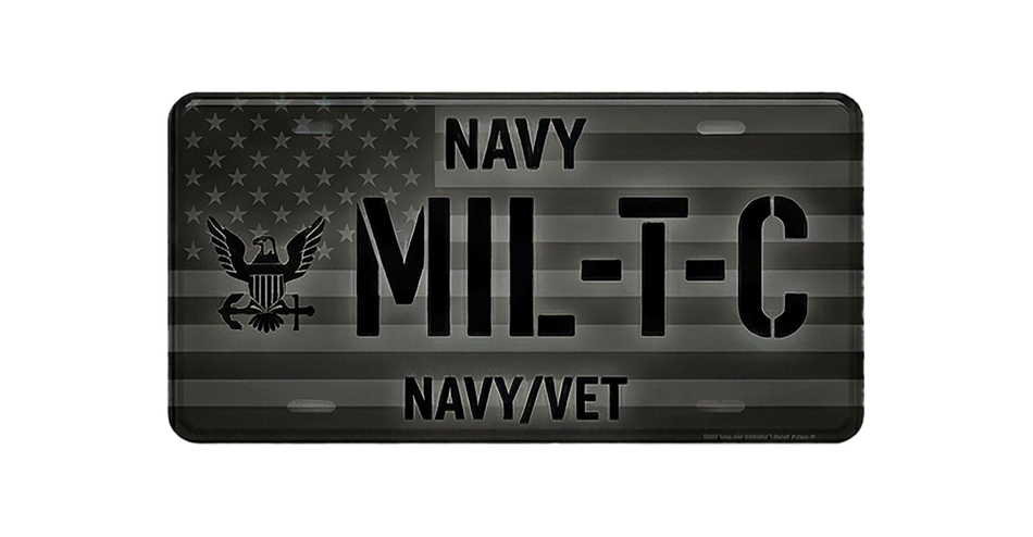 Military License Plates