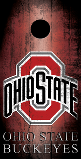 2 x Ohio State Football Cornhole Board Bag Toss Vinyl Wrap Set- Universal Fit Oracal 3M