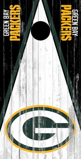 2 x Green Bay Packers Football Cornhole Board Bag Toss Vinyl Wrap Set- Universal Fit Oracal 3M