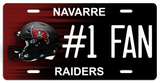 Navarre Raiders License Plates
