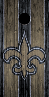 2 x New Orleans Saints Football Cornhole Board Bag Toss Vinyl Wrap Set- Universal Fit Oracal 3M