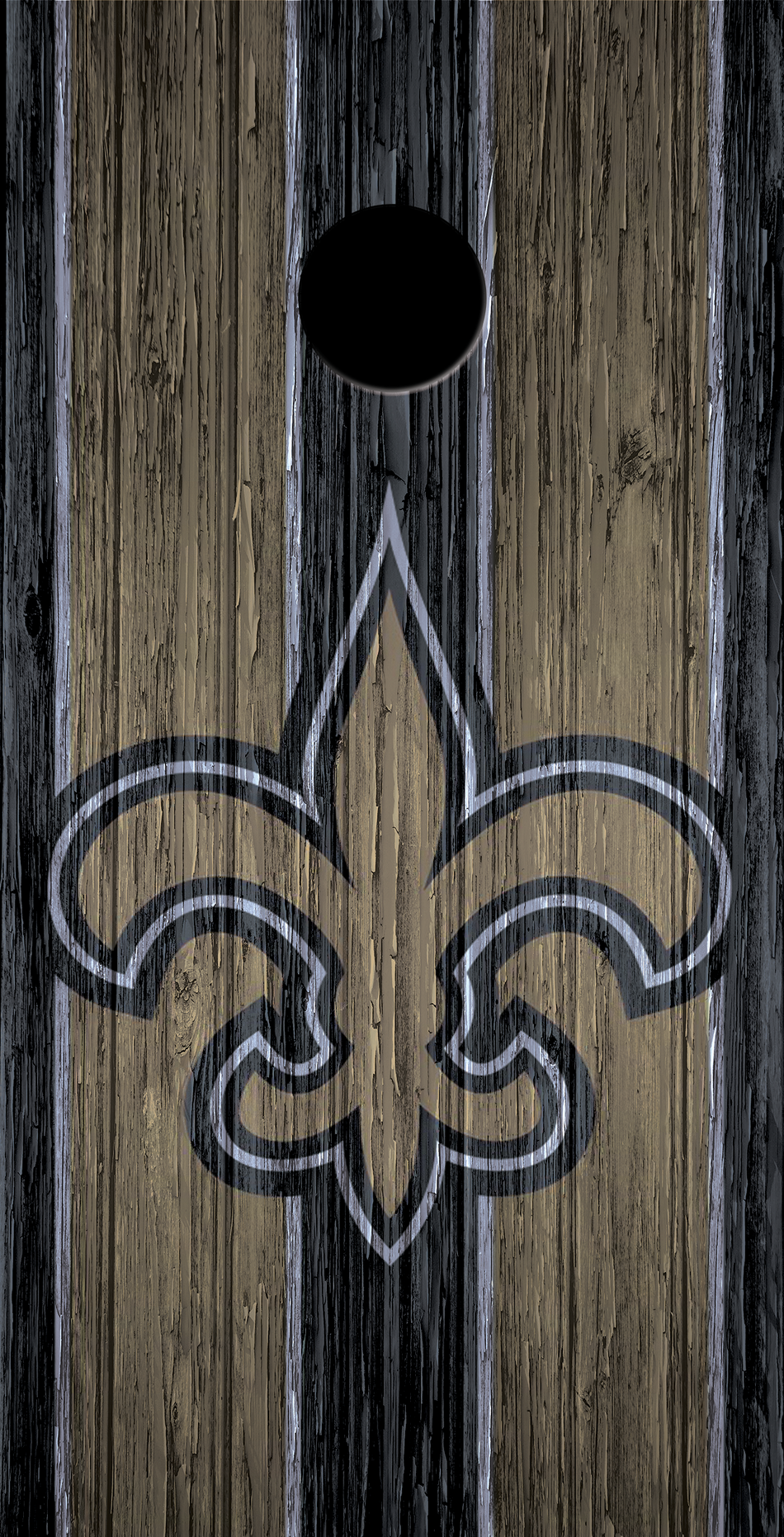 2 x New Orleans Saints Football Cornhole Board Bag Toss Vinyl Wrap Set- Universal Fit Oracal 3M