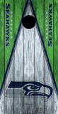 2 x Seattle Seahawks Football Cornhole Board Bag Toss Vinyl Wrap Set- Universal Fit Oracal 3M