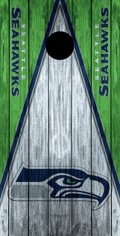 2 x Seattle Seahawks Football Cornhole Board Bag Toss Vinyl Wrap Set- Universal Fit Oracal 3M