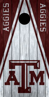 2 x Texas A&M Football Cornhole Board Bag Toss Vinyl Wrap Set- Universal Fit Oracal 3M