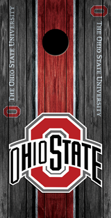 2 x Ohio State Football Cornhole Board Bag Toss Vinyl Wrap Set- Universal Fit Oracal 3M
