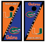 2 x Florida Gators Football Cornhole Board Bag Toss Vinyl Wrap Set- Universal Fit Oracal 3M