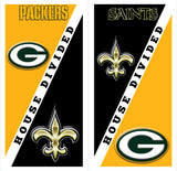 2 x Green Bay Packers Football Cornhole Board Bag Toss Vinyl Wrap Set- Universal Fit Oracal 3M