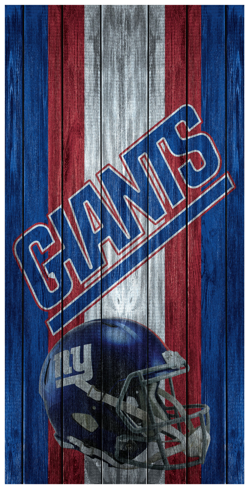 2 x New York Giants Football Cornhole Board Bag Toss Vinyl Wrap Set- Universal Fit Oracal 3M